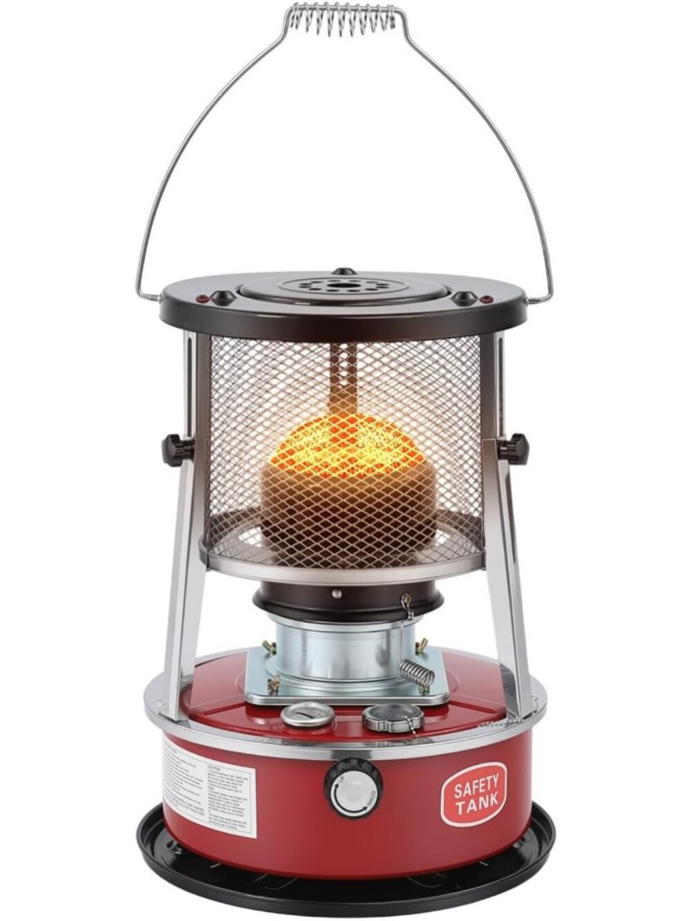 Portable Camping Kerosene Heater 8000 BTU - 18-Hour Runtime, Ideal for Outdoors